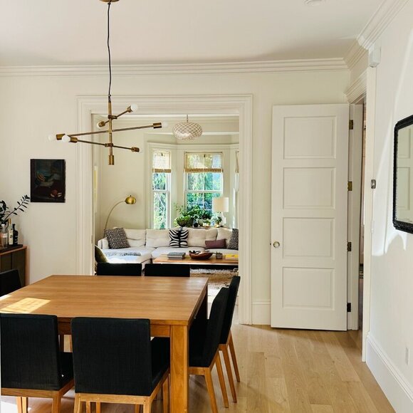 West Elm Mobile Chandelier (29") Antique Brass Hanging Light Retail: $250. LOOK - Picture 2 of 8